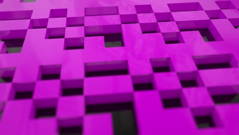 Pixelblöcke-Hintergrund-Spiel-Bildschirm-3D-Kunststoff-Digitalanzeige-Voxel